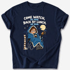 Back by Lunch, He Said T-Shirt — Navy