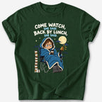 Back by Lunch, She Said T-Shirt — Forest Green