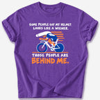 Behind Me T-Shirt — Heather Purple