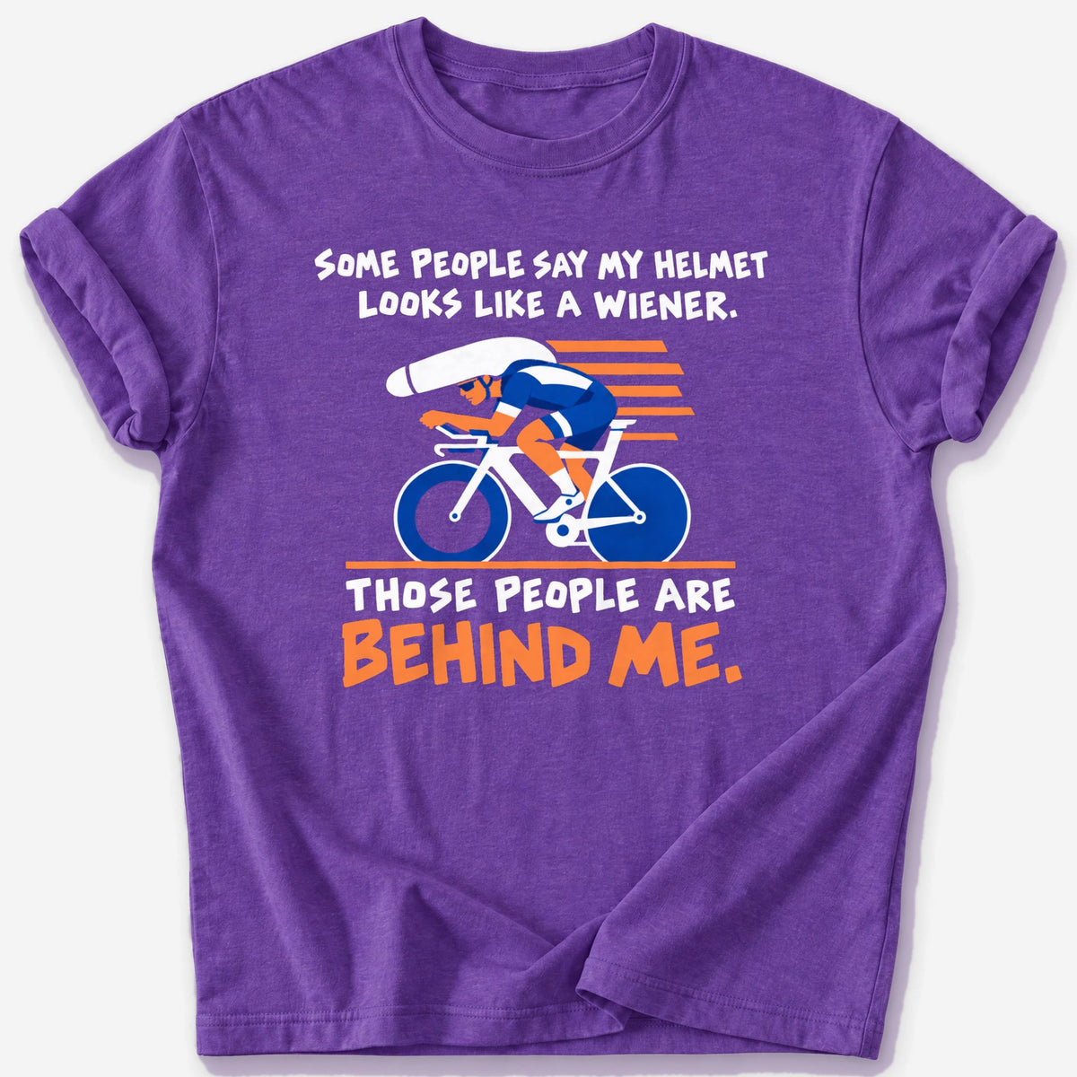 Behind Me T-Shirt — Heather Purple