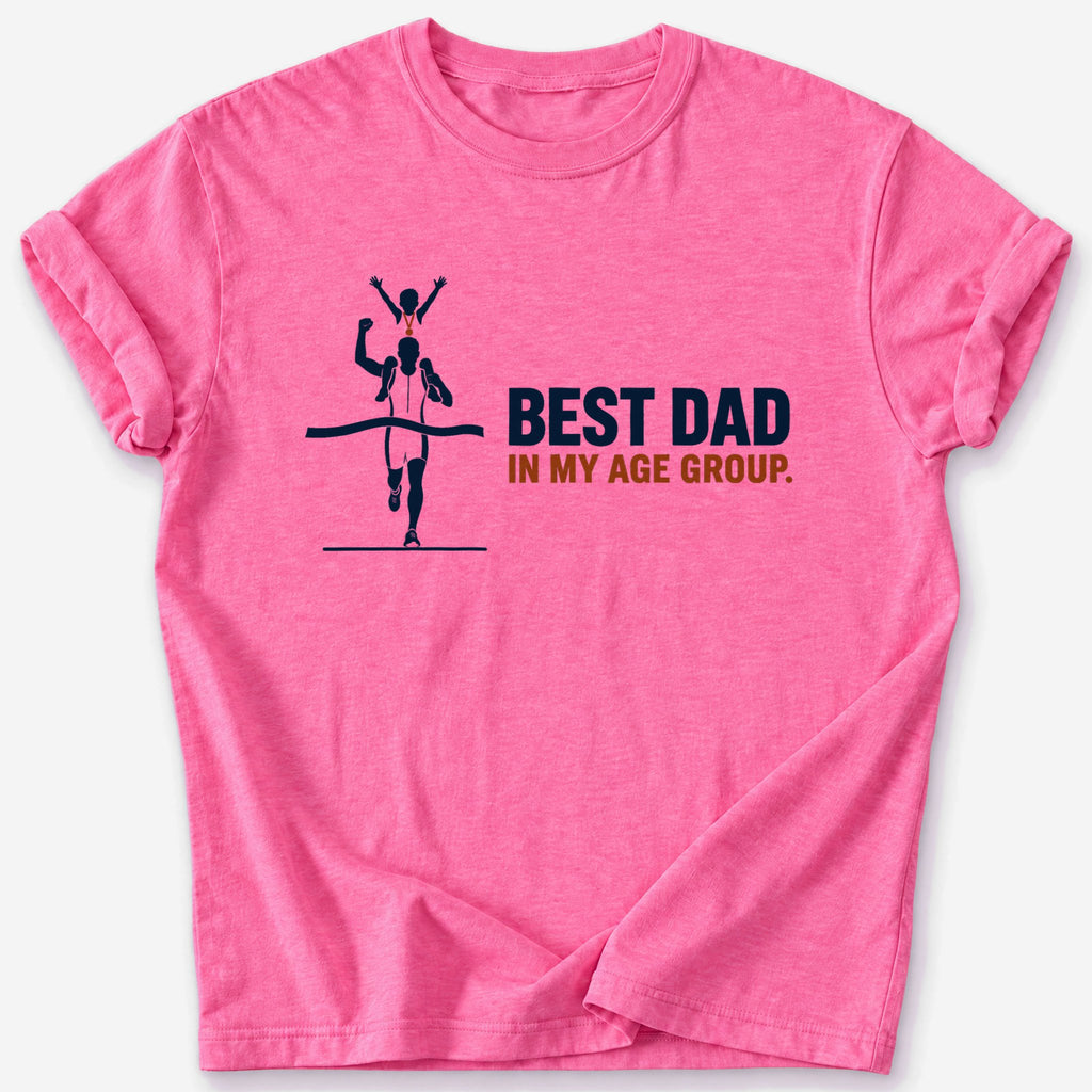 Best Dad in My Age Group T-Shirt — Heather Heliconia