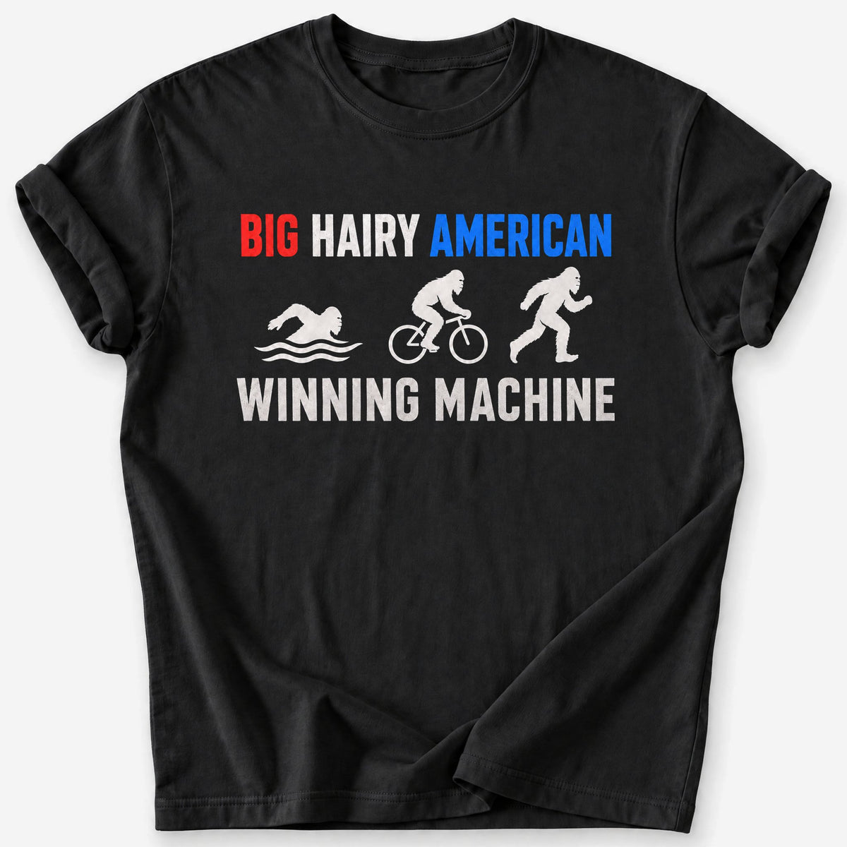 Big Hairy American T-Shirt — Black