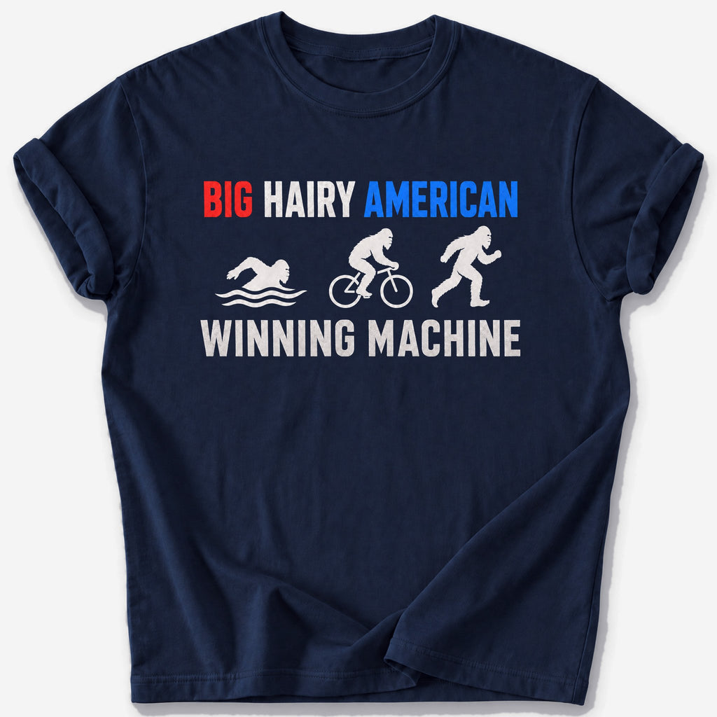 Big Hairy American T-Shirt — Navy