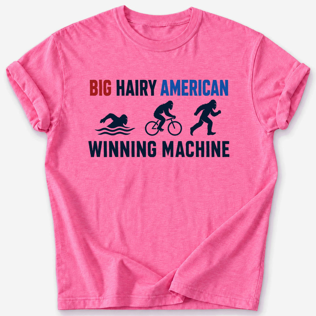 Big Hairy American T-Shirt — Heather Heliconia