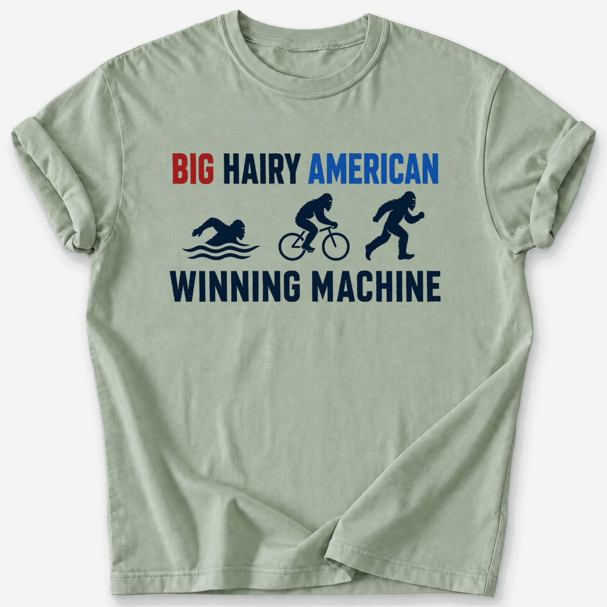 Big Hairy American T-Shirt — Sage