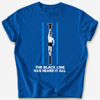 Black Line Swimmer T-Shirt — Royal