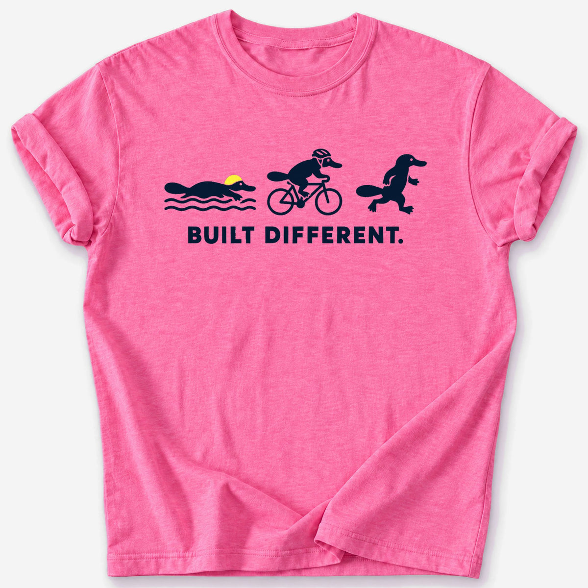 Built Different T-Shirt — Heather Heliconia