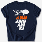Crashed Bike T-Shirt — Navy