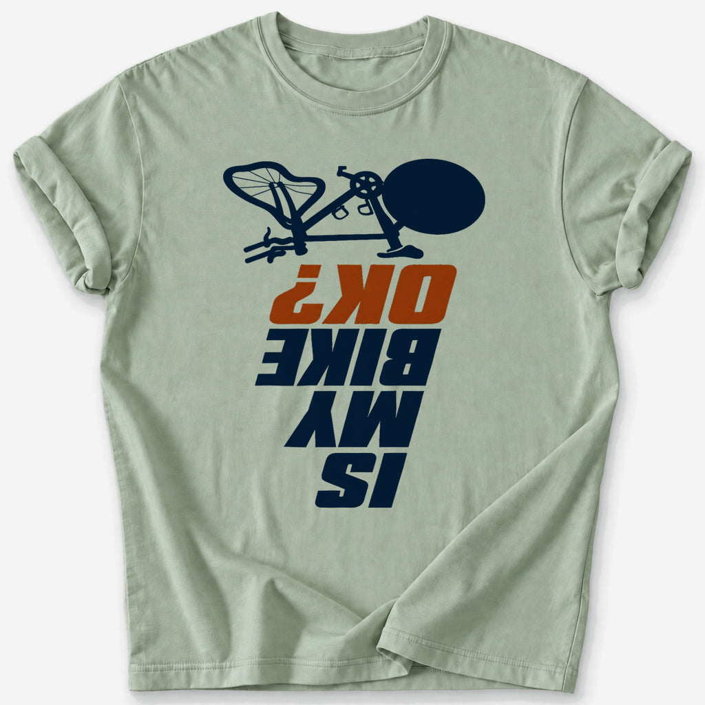 Crashed Bike T-Shirt — Sage