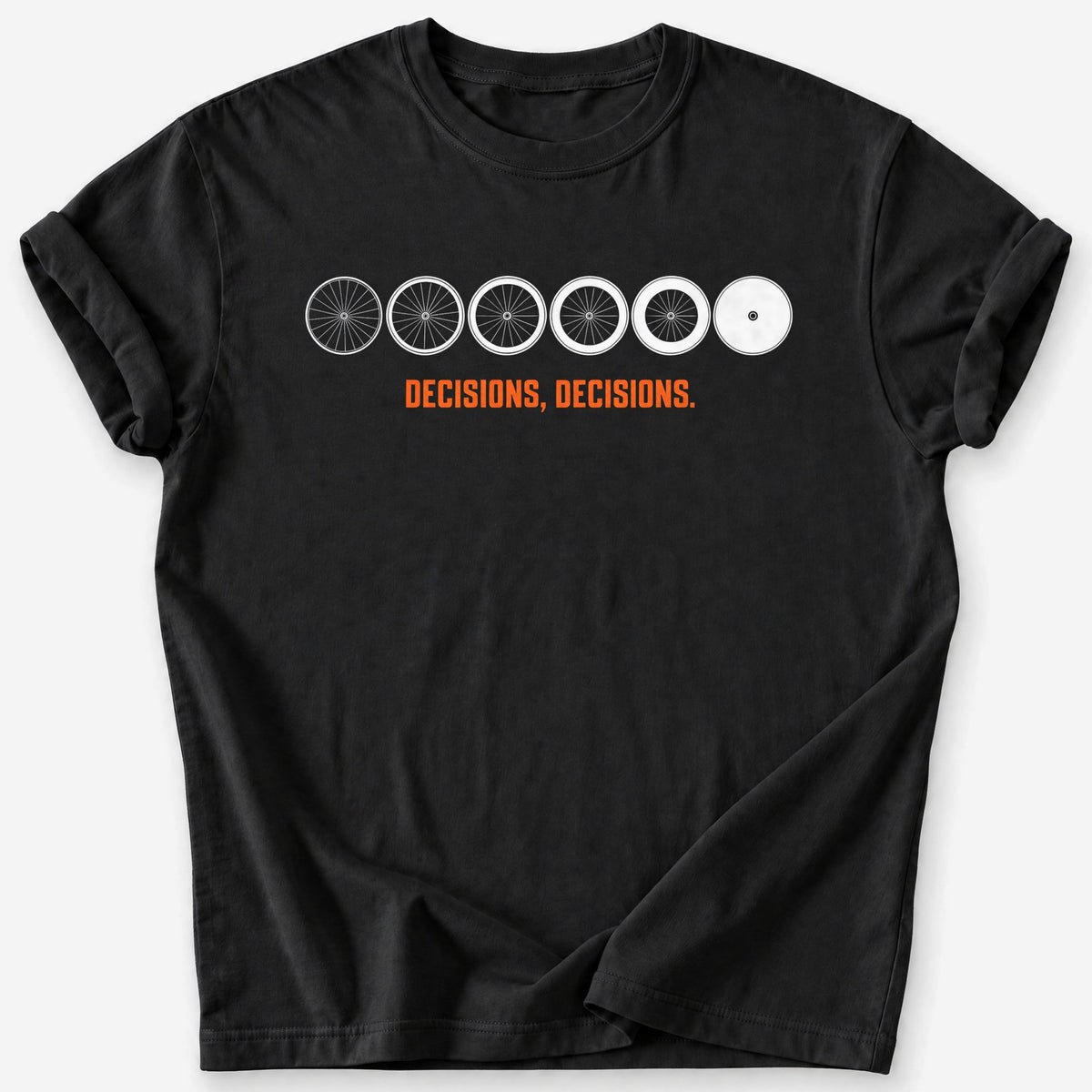 Decisions, Decisions T-Shirt — Black