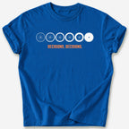 Decisions, Decisions T-Shirt — Royal