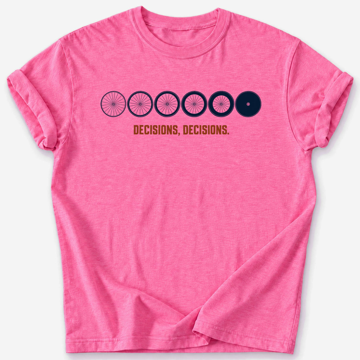 Decisions, Decisions T-Shirt — Heather Heliconia