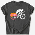 Disc Wheel Sunrise T-Shirt — Dark Heather