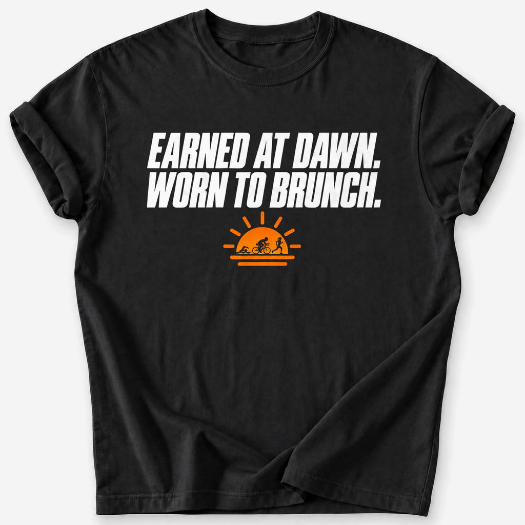 Earned at Dawn T-Shirt — Black
