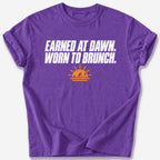 Earned at Dawn T-Shirt — Heather Purple