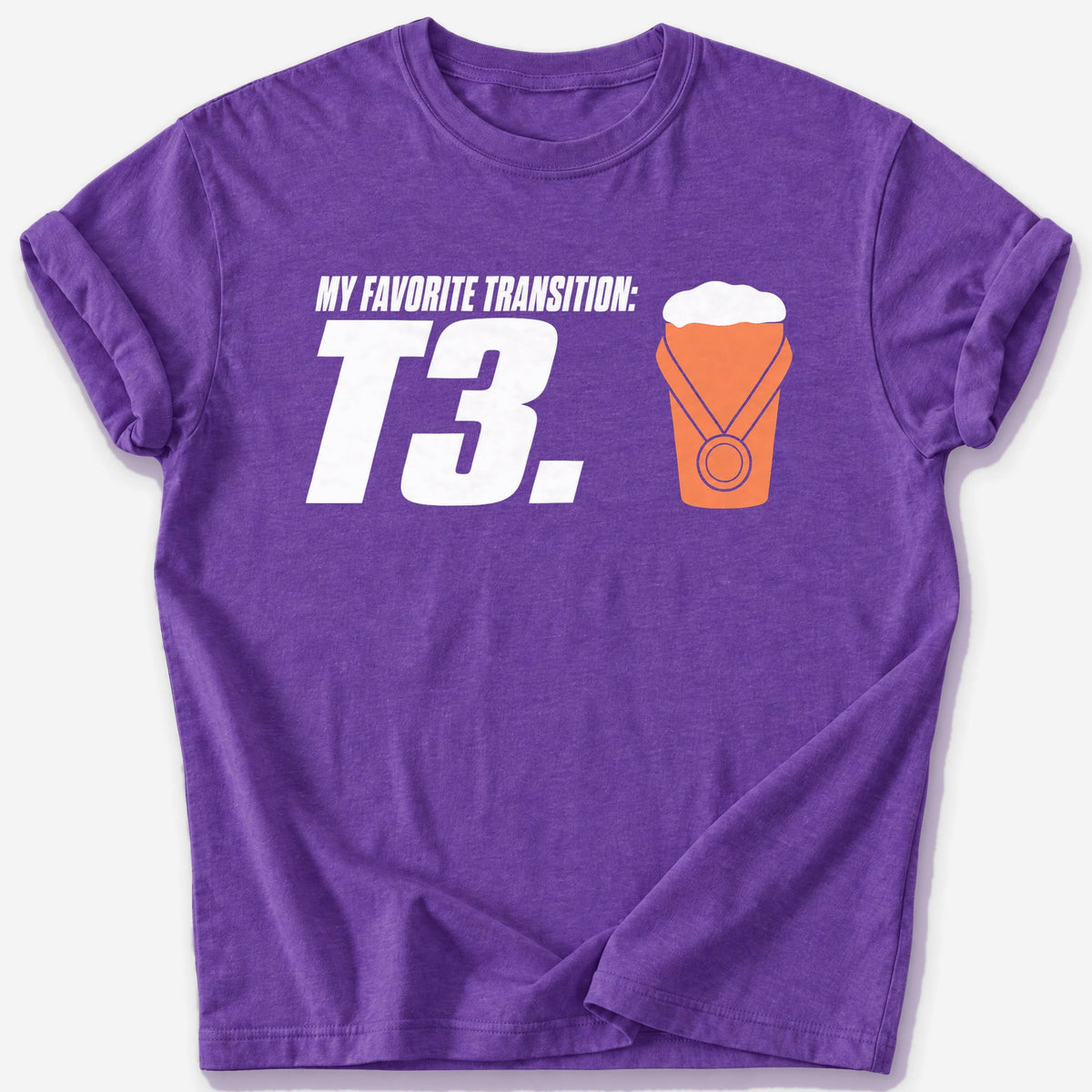 Favorite Transition: T3 T-Shirt — Heather Purple