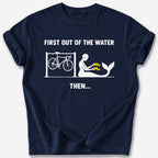 First Out of the Water T-Shirt — Navy