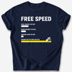 Free Speed T-Shirt — Navy