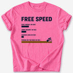 Free Speed T-Shirt — Heather Heliconia
