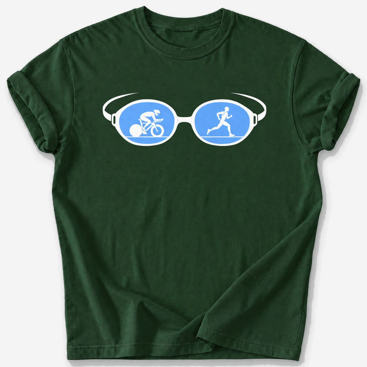 Goggle Lenses T-Shirt — Forest Green