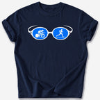 Goggle Lenses T-Shirt — Navy