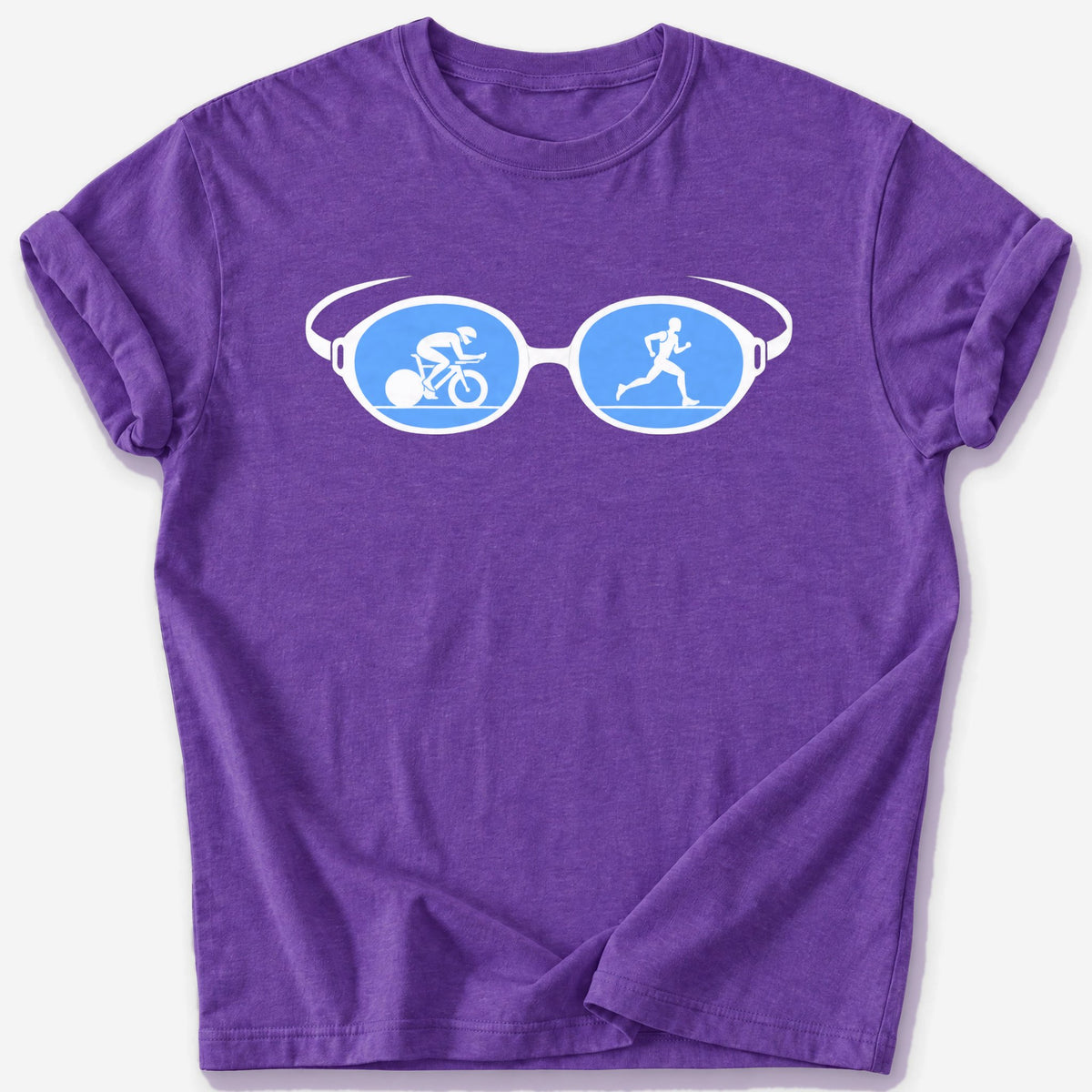 Goggle Lenses T-Shirt — Heather Purple