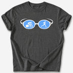 Goggle Lenses T-Shirt — Dark Heather