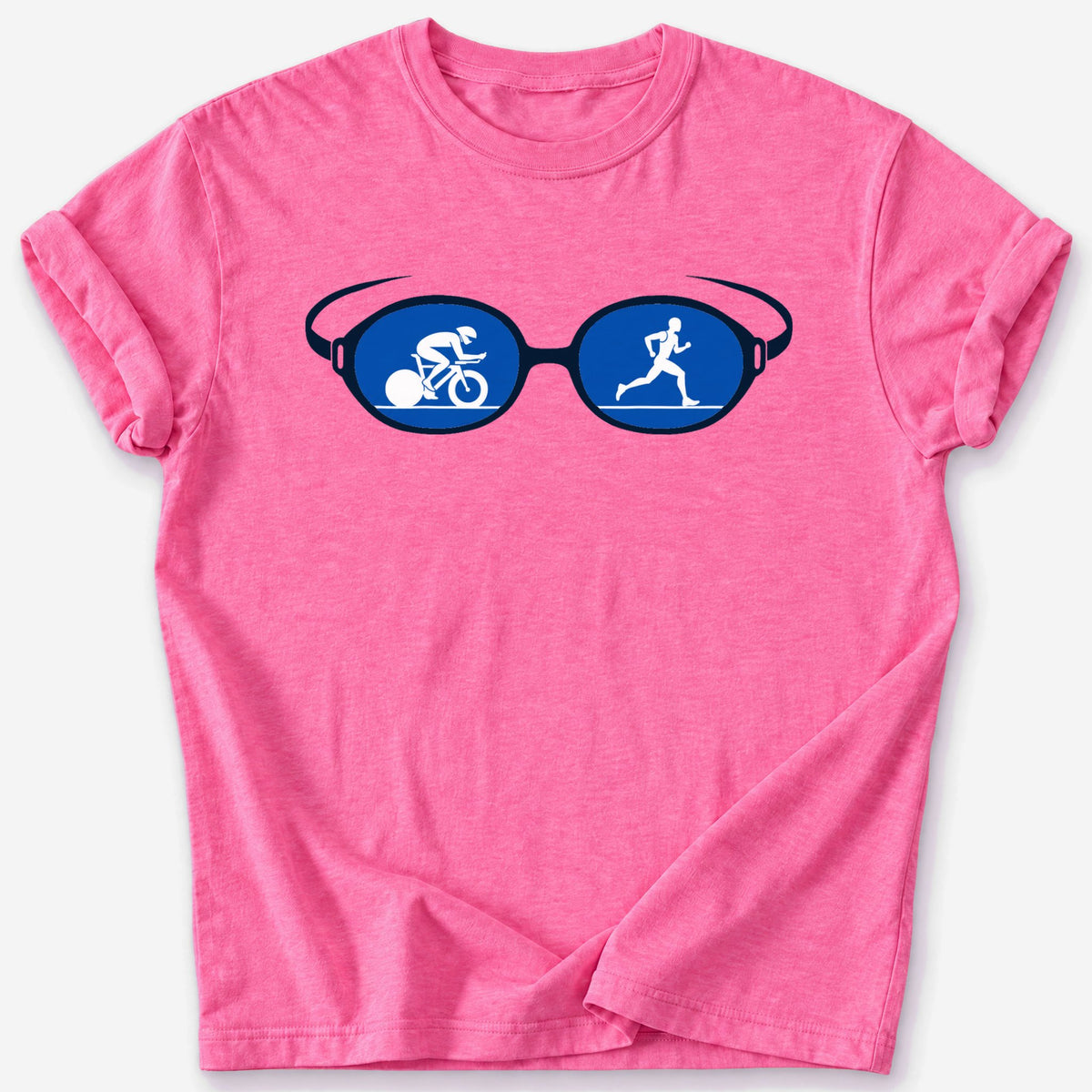 Goggle Lenses T-Shirt — Heather Heliconia
