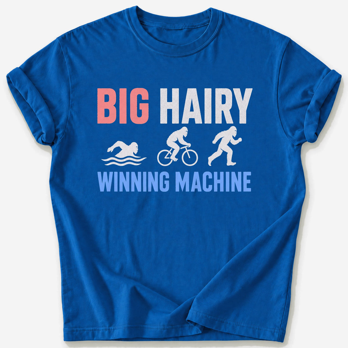 Hairy Winning Machine T-Shirt — Royal
