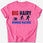 Hairy Winning Machine T-Shirt — Heather Heliconia
