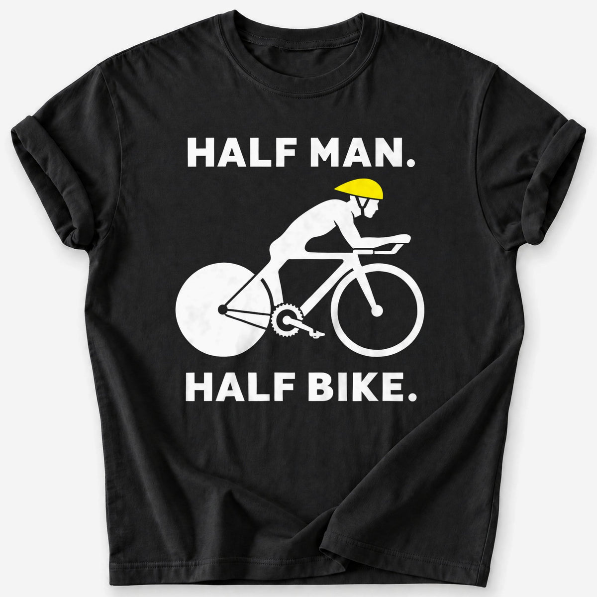 Half Man, Half Bike T-Shirt — Black
