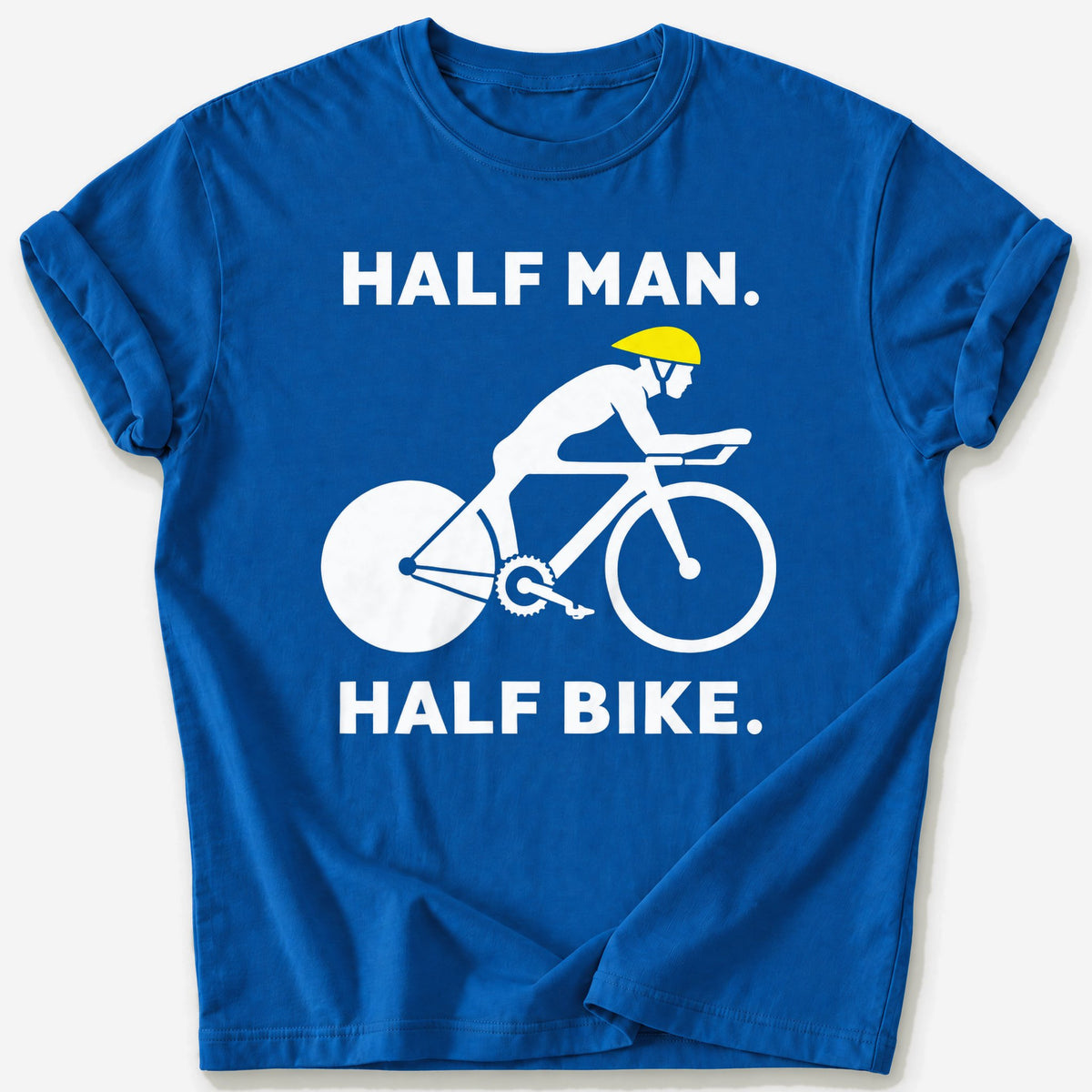 Half Man, Half Bike T-Shirt — Royal