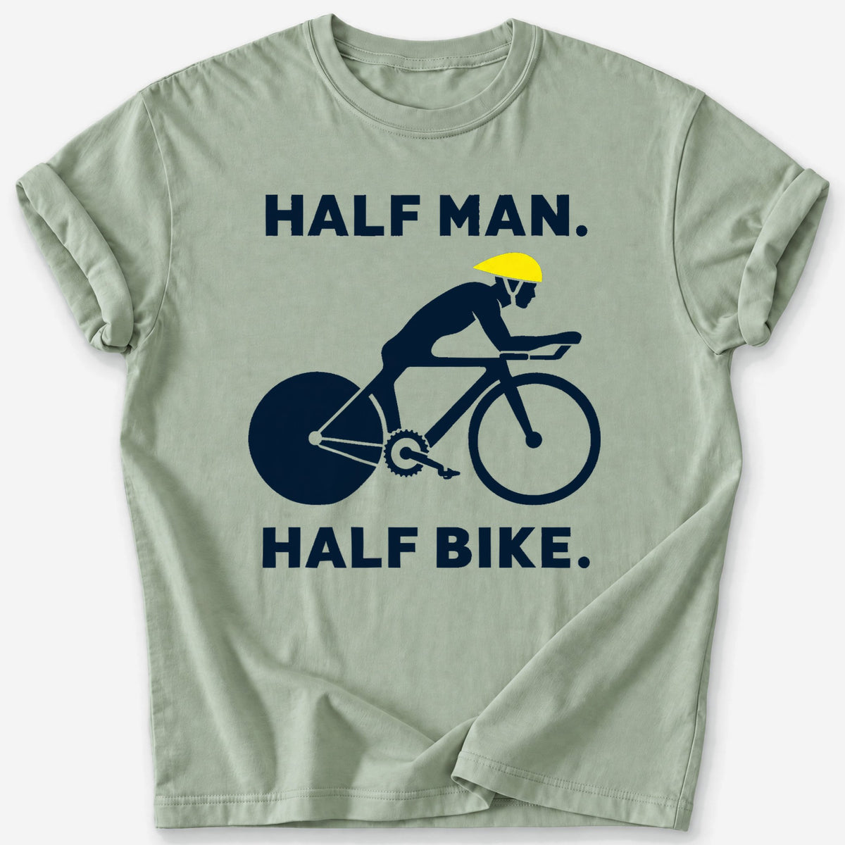 Half Man, Half Bike T-Shirt — Sage
