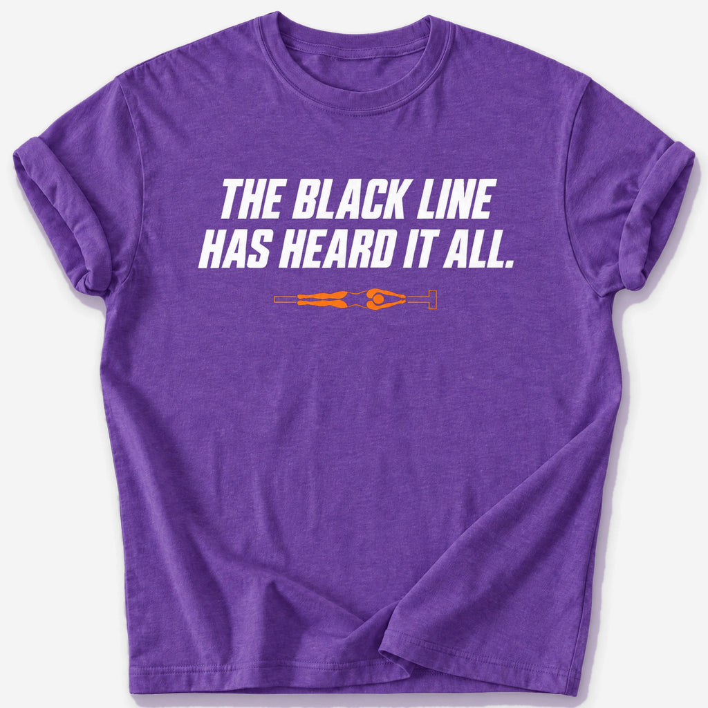Heard It All T-Shirt — Heather Purple