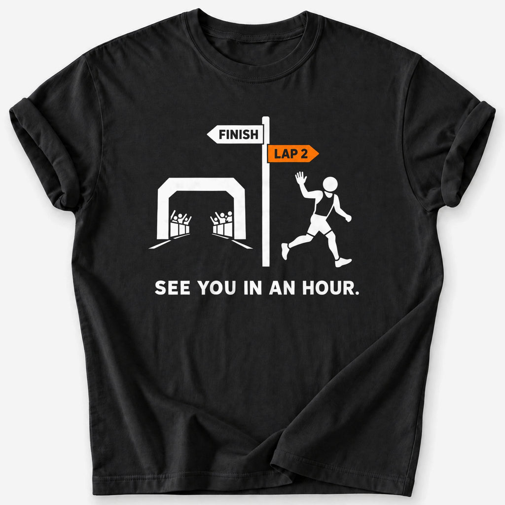 Lap 2 T-Shirt — Black