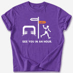 Lap 2 T-Shirt — Heather Purple