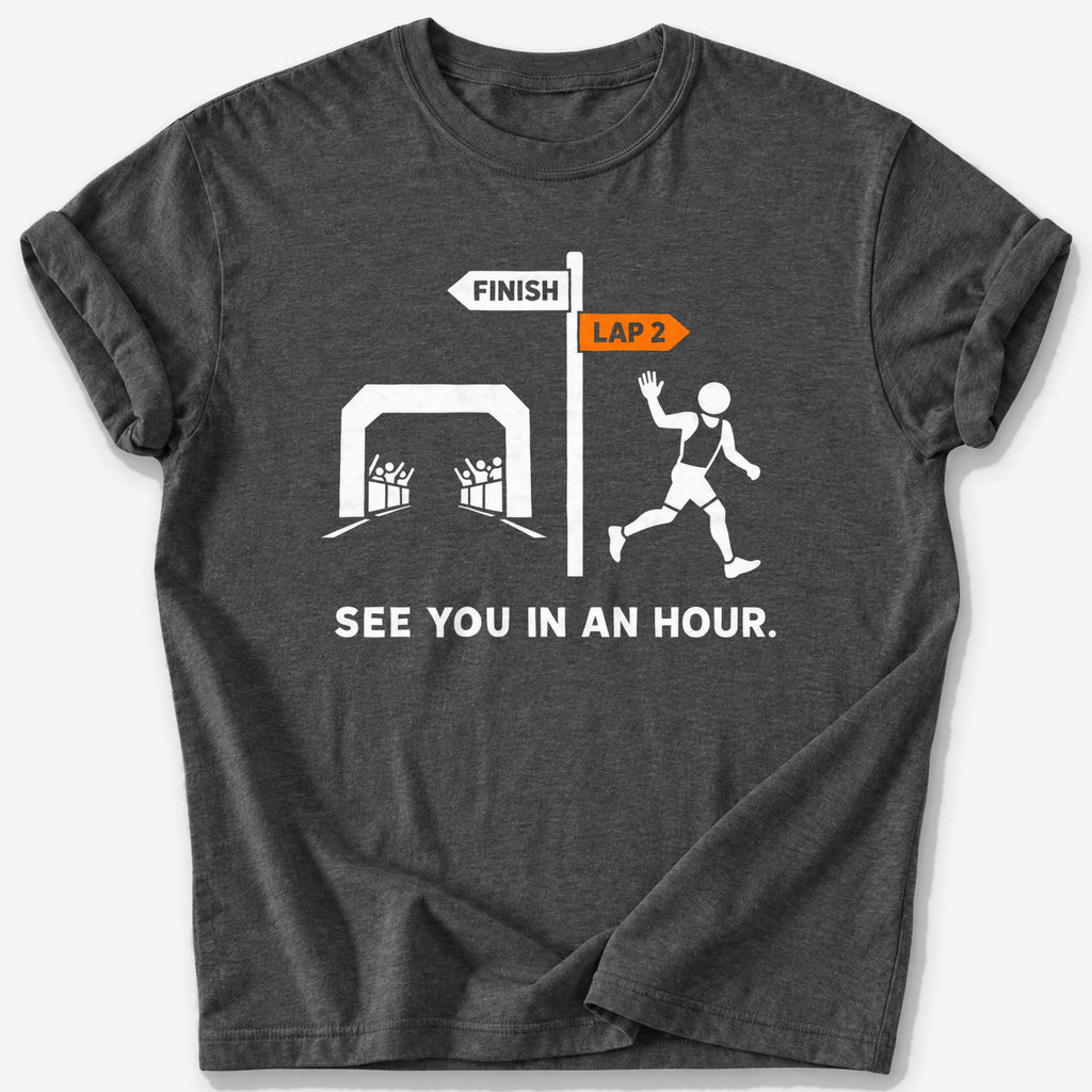 Lap 2 T-Shirt — Dark Heather