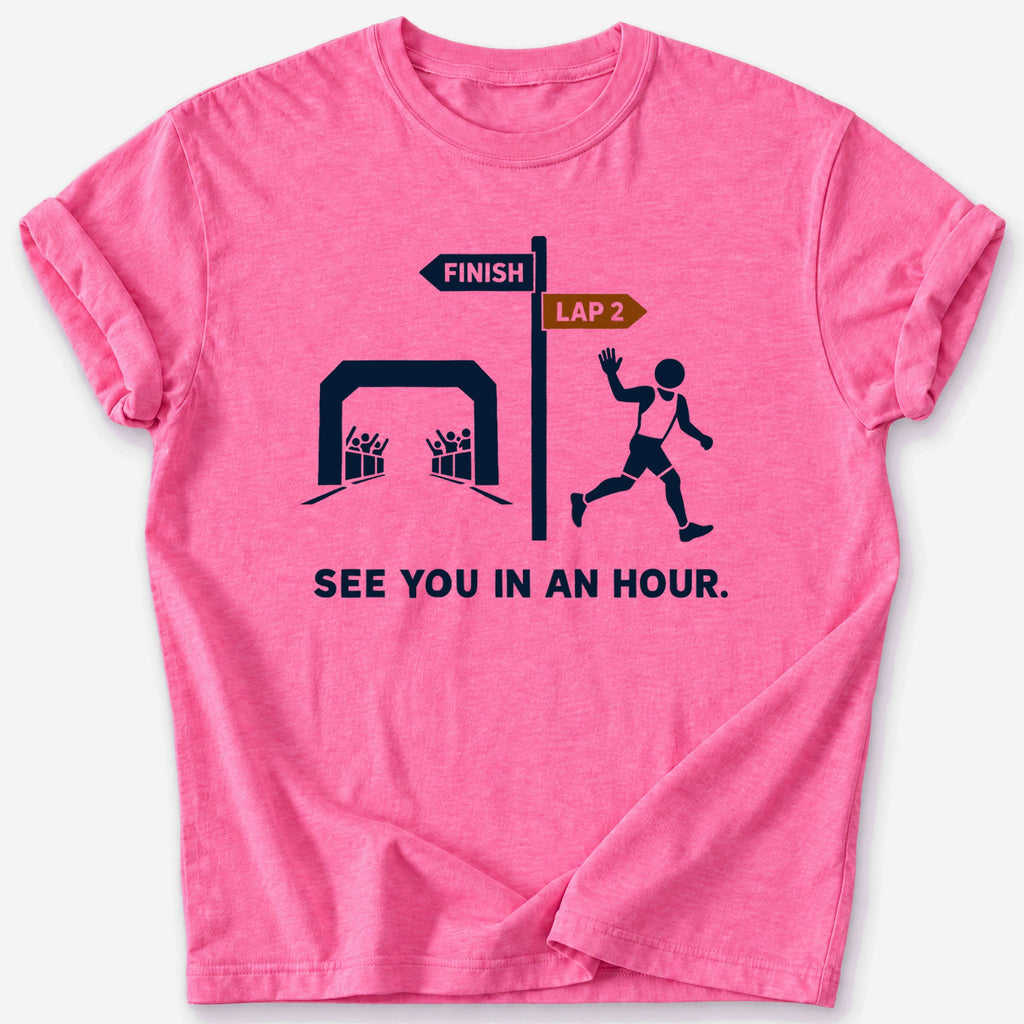 Lap 2 T-Shirt — Heather Heliconia