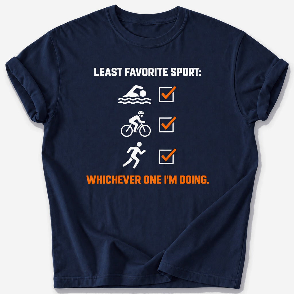 Least Favorite Sport T-Shirt — Navy