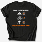 Least Favorite Sport T-Shirt — Black