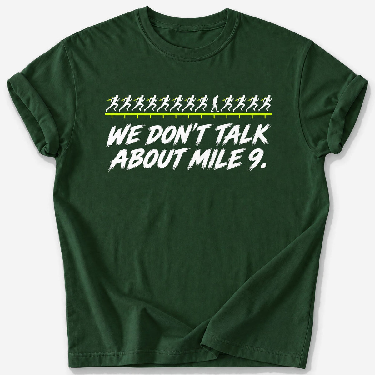 Mile 9 T-Shirt — Forest Green