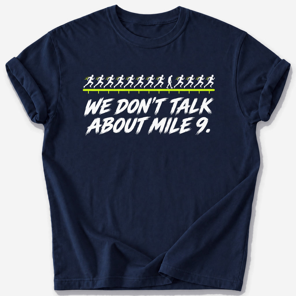 Mile 9 T-Shirt — Navy