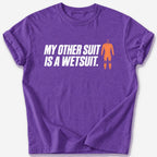 My Other Suit T-Shirt — Heather Purple