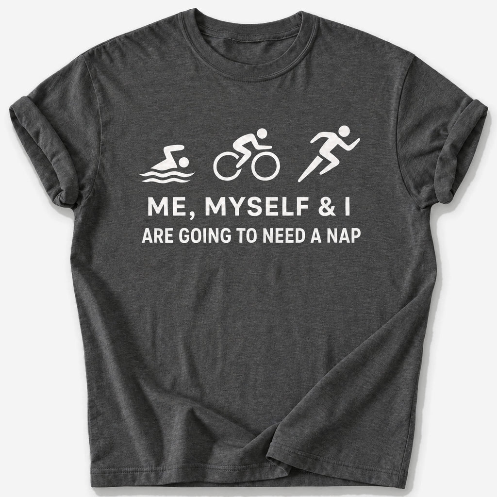 Need a Nap T-Shirt — Dark Heather