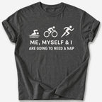 Need a Nap T-Shirt — Dark Heather