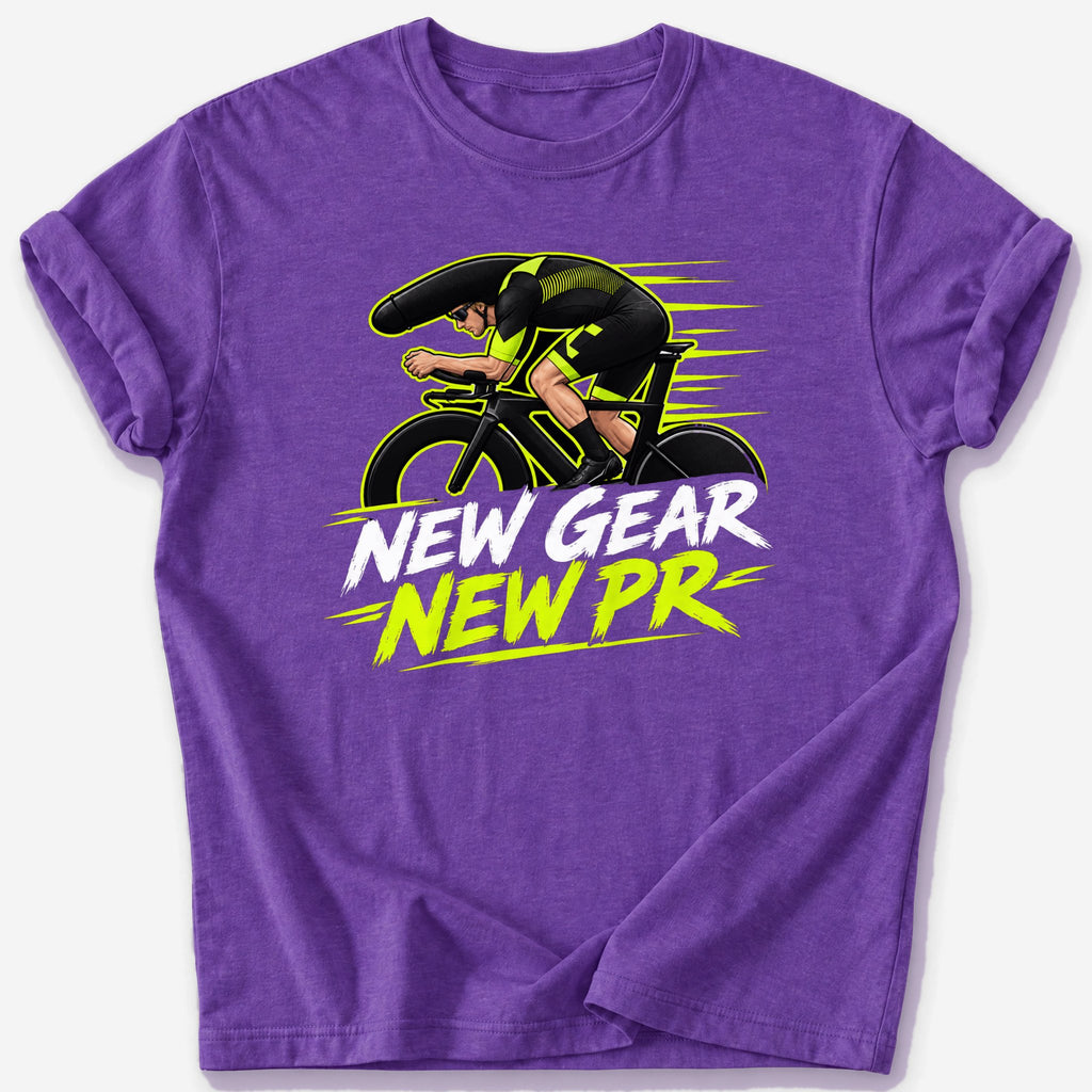 New Gear, New PR T-Shirt — Heather Purple