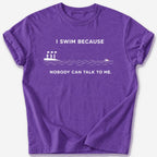 Nobody Can Talk to Me T-Shirt — Heather Purple