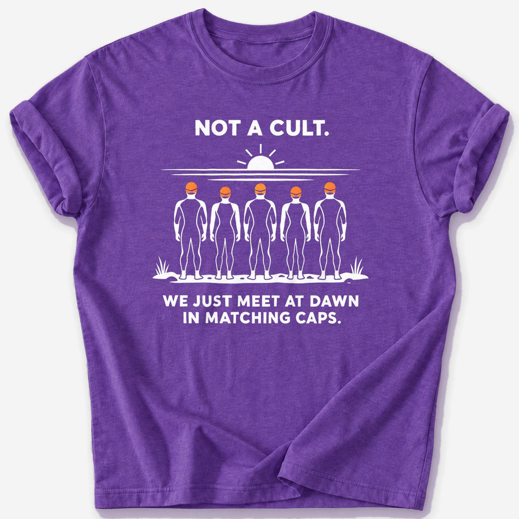 Not a Cult T-Shirt — Heather Purple