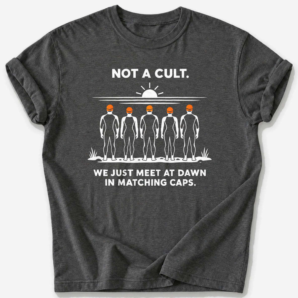 Not a Cult T-Shirt — Dark Heather