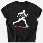 Runner, Rider, Swimmer T-Shirt — Black